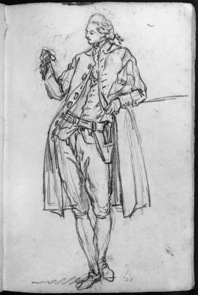 Signore elegante che guarda l'orologio - Nationalmuseum, Stoccolma